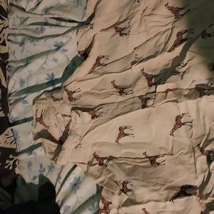 Giraffe button up  t-shirt